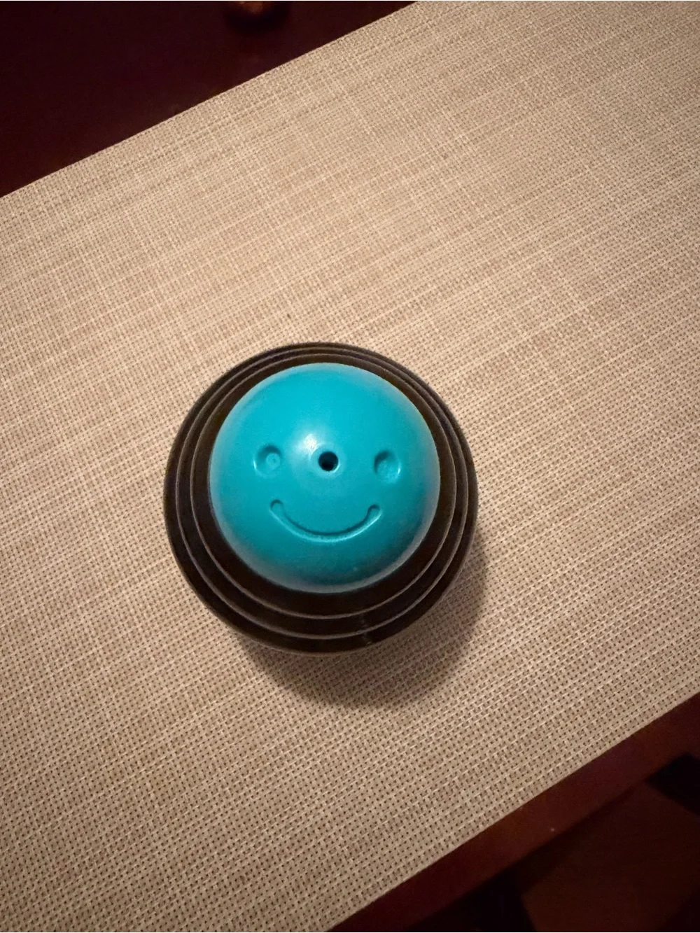 Treat-Dispensing Interactive Dog Toy — Blue and Black